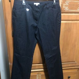 New York & Company Jeans Pants Sz 10 Tall Dark